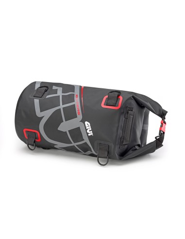 BOLSA SILLIN L/EASY WATERPROOFF/CORREAS 30LTS GRIS/ROJO