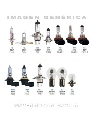 Lámpara Halógena H1 24V 70W 