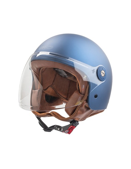 Casco Jet Gari G11 color AZUL MATE