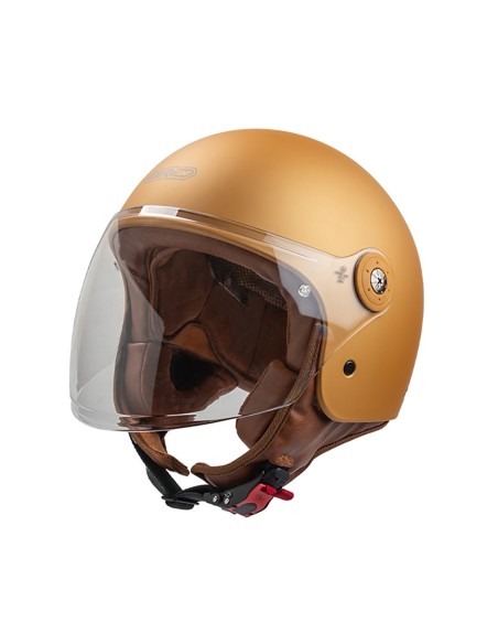 Casco Jet Gari G11 color DORADO MATE