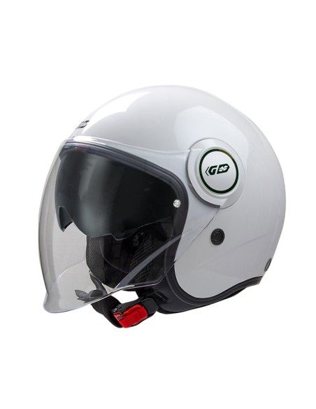 Casco Jet Gari G21 Sunvisor color BLANCO PERLADO