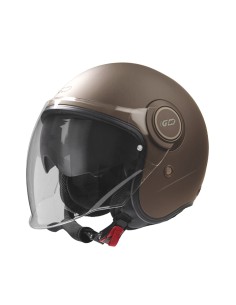 Casco Jet Gari G21 Sunvisor color MARRÓN MATE