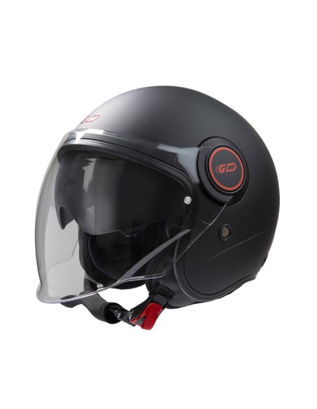 Casco Jet Gari G21 Sunvisor color NEGRO MATE