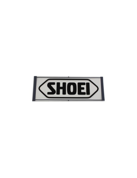 RECAMBIO SHOEI LOGO FRONTAL 82MM RJ PLATINUM-R / S-20 NEGRO