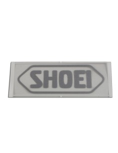 RECAMBIO SHOEI LOGO FRONTAL 95MM GRIS PLATA