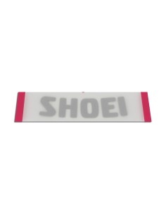RECAMBIO SHOEI LOGO FRONTAL GLAMSTER GRIS PLATA