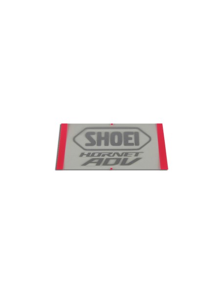 RECAMBIO SHOEI LOGO POSTERIOR HORNET ADV GRIS PLATA