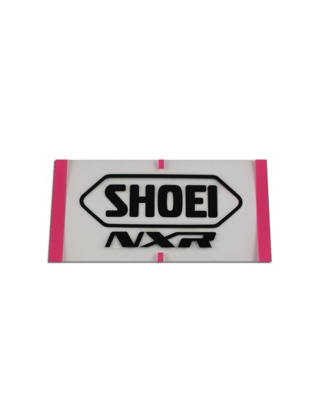RECAMBIO SHOEI LOGO POSTERIOR NXR NEGRO