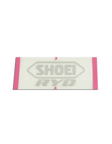 RECAMBIO SHOEI LOGO POSTERIOR RYD GRIS PLATA