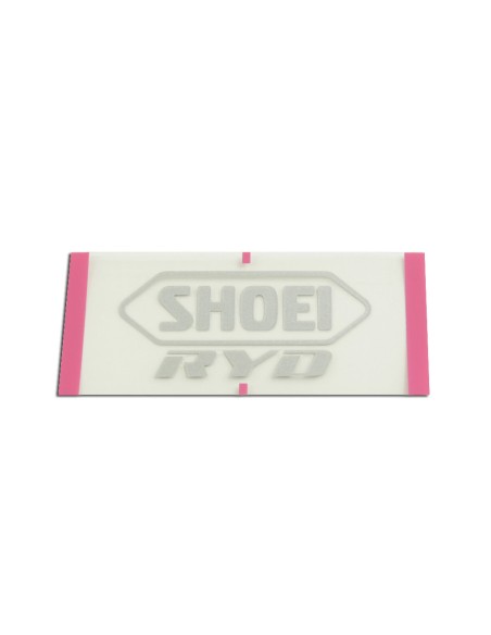 RECAMBIO SHOEI LOGO POSTERIOR RYD GRIS PLATA