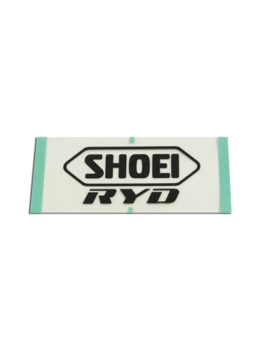 RECAMBIO SHOEI LOGO POSTERIOR RYD NEGRO MATE