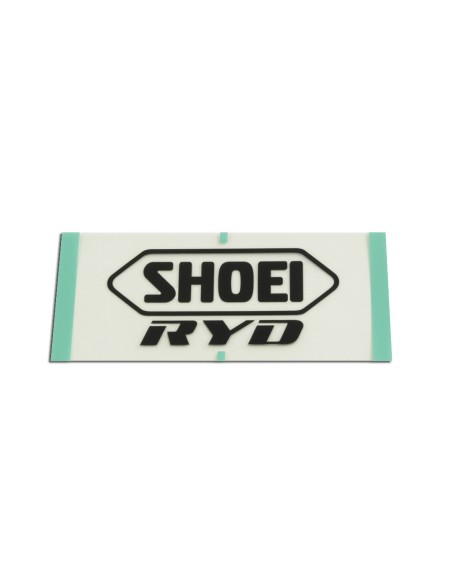RECAMBIO SHOEI LOGO POSTERIOR RYD NEGRO MATE