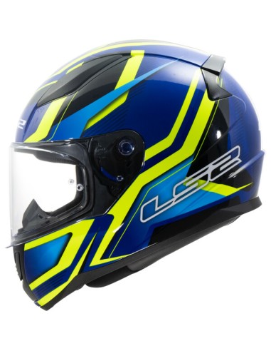 LS2 FF353 RAPID II FLITZ H-VIS YELLOW BLUE-06