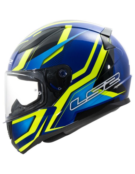 LS2 FF353 RAPID II FLITZ H-VIS YELLOW BLUE-06