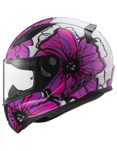 LS2 FF353 RAPID II POPPIES PINK-06