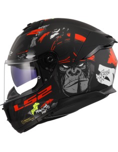 LS2 FF808 STREAM II ANGRY MONKEY M.BLACK RED-06