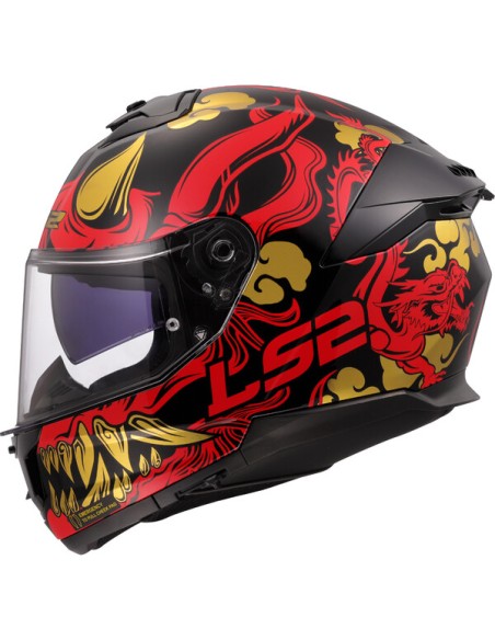 LS2 FF808 STREAM II DRAKO BLACK RED-06