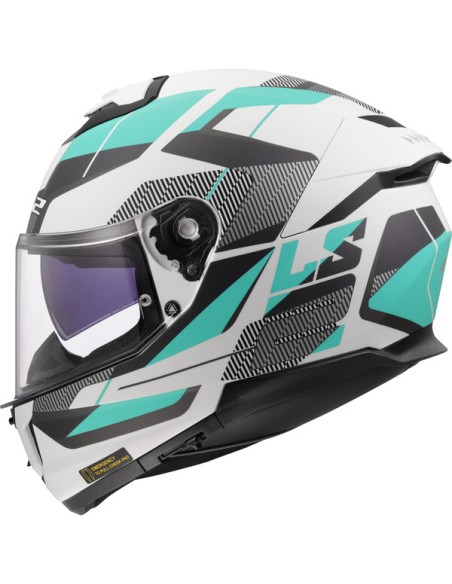 LS2 FF808 STREAM II ROAD CYAN LIGHT GREY-06