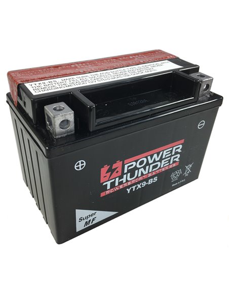BATERÍA POWER THUNDER CTX9-BS SIN MANTENIMIENTO