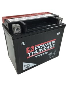 BATERÍA POWER THUNDER CTX12-BS SIN MANTENIMIENTO