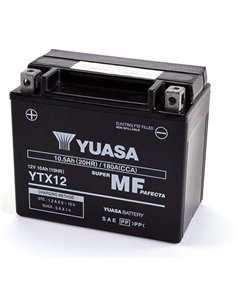 BATERÍA YUASA YTX12-WC PRECARGADA
