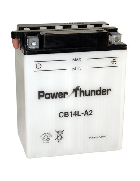 BATERÍA POWER THUNDER CB14L-A2 CONVENCIONAL