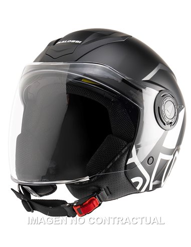 CASCO MALOSSI JET BLANCO TALLA L 