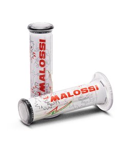 PUÑOS MALOSSI TRIBAL BLANCO CIERRE LATERAL 