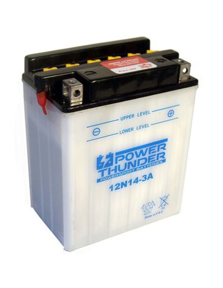 Batería Power Thunder 12N14-3A Convencional