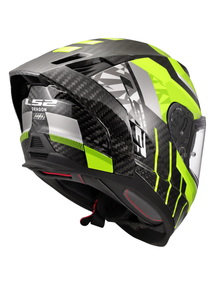 LS2 FF807 DRAGON TRAX H-VIS YELLOW