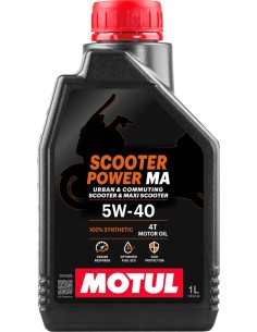 MOTUL SCOOTER POWER 4T 5W40 MA 1L