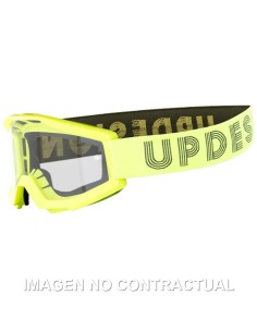 GAFAS UP DESIGN DYNAMITE GOGGLE NEON YELOW CLEAR LENS