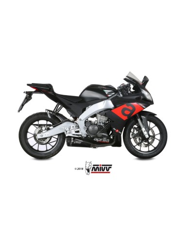 MIVV SLIP-ON DELTA RACE BLACK APRILIA RS 125 (4 STROKE) 2017-20