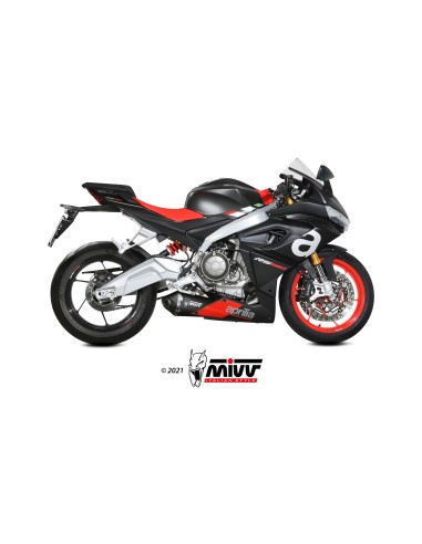 MIVV FULL SYSTEM 2X1 DELTA RACE BLACK APRILIA RS 660 2020-24 / TUONO 660 2021-24