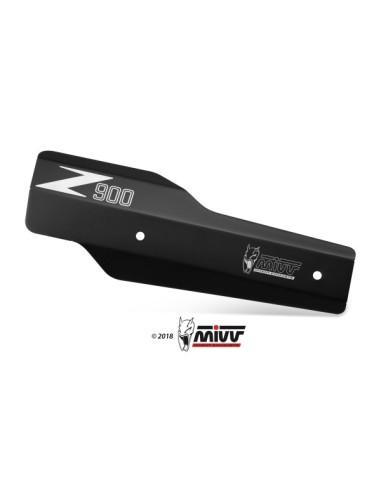 MIVV TAPA DE ACERO INOX NEGRA KAWASAKI Z900 / Z900 A2 2017-24