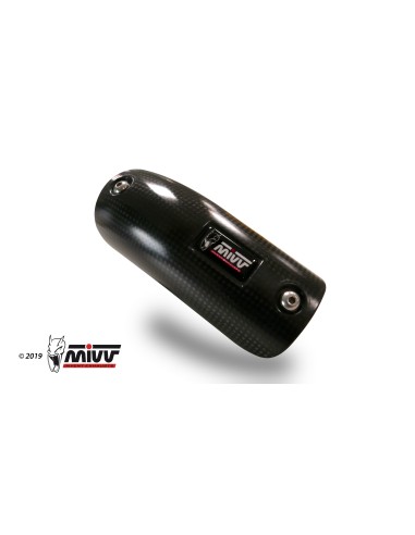MIVV TAPA EN CARBONO (COMPATIBLE CON ESCAPES S.050) SUZUKI GSX-R 1000 2017-20