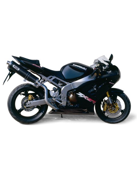 MIVV SLIP-ON OVAL CARBONO KAWASAKI ZX-6 RR / ZX-6 R 636 2003-04