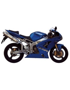 MIVV SLIP-ON OVAL TITAN KAWASAKI ZX-6 RR / ZX-6 R 636 2003-04