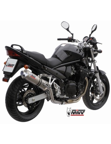 MIVV SLIP-ON OVAL ST. STEEL SUZUKI GSF 650 BANDIT 2005-06