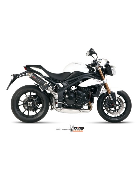 MIVV 2 SLIP-ON GP CARBON TRIUMPH SPEED TRIPLE 2011-15