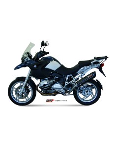 MIVV SLIP-ON SUONO BLACK CON TAPA CARBONO BMW R 1200 GS / ADVENTURE 2004-07