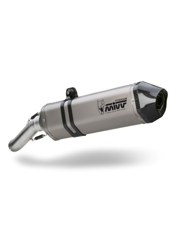 MIVV SLIP-ON SPEED EDGE TITAN CON TAPA CARBONO BMW R 1200 GS / ADVENTURE 2004-07