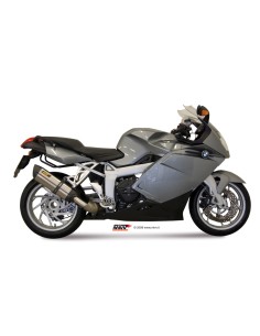 MIVV SLIP-ON SUONO ST. STEEL CON TAPA CARBONO BMW K 1200 R / S / GT 2005-08