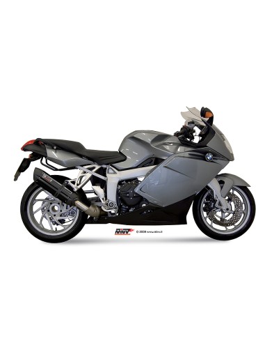 MIVV SLIP-ON SUONO BLACK CON TAPA CARBONO BMW K 1200 R / S / GT 2005-08