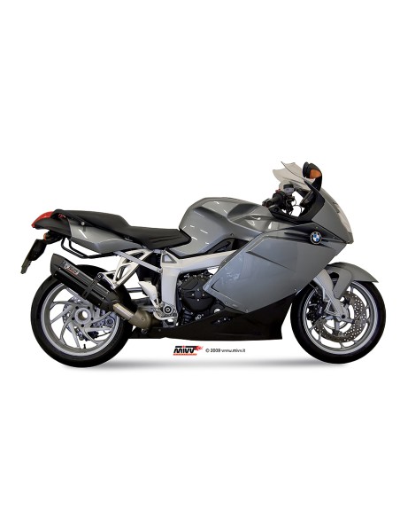 MIVV SLIP-ON SUONO BLACK CON TAPA CARBONO BMW K 1200 R / S / GT 2005-08