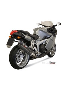 MIVV SLIP-ON OVAL CARBONO CON TAPA CARBONO BMW K 1200 R / S / GT 2005-08