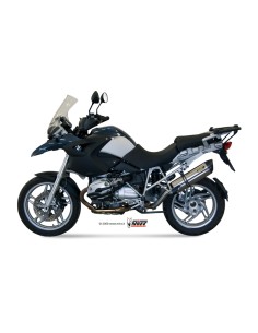 MIVV SLIP-ON SUONO ST. STEEL CON TAPA CARBONO BMW R 1200 GS / ADVENTURE 2008-09