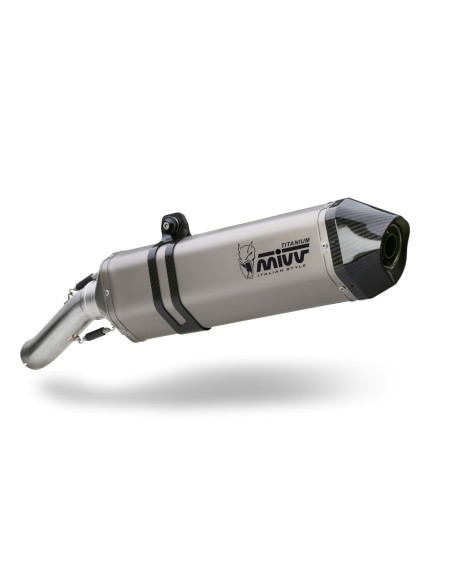 MIVV SLIP-ON SPEED EDGE TITAN CON TAPA CARBONO BMW R 1200 GS / ADVENTURE 2008-09