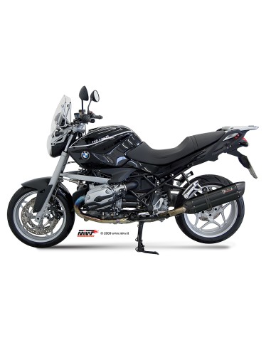 MIVV SLIP-ON SUONO BLACK CON TAPA CARBONO BMW R 1200 R 2008-10