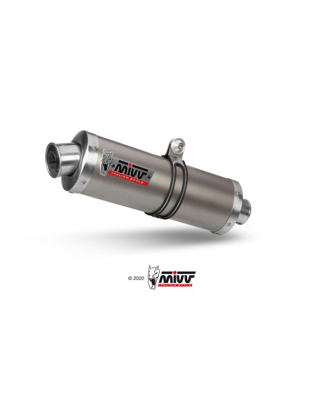 MIVV SLIP-ON OVAL TITAN BMW HP2 ENDURO 2005-09